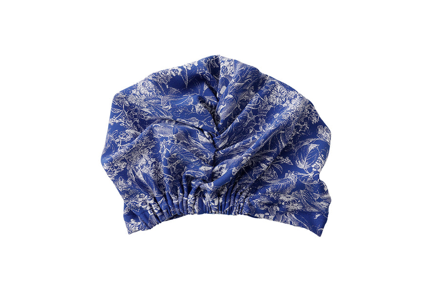 Blue Flower Turbans